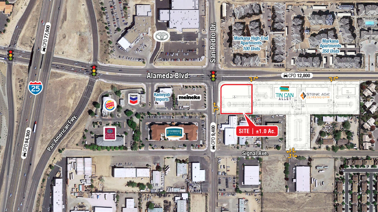 SEQ San Pedro & Alameda, Albuquerque, NM 87114 Retail Property for