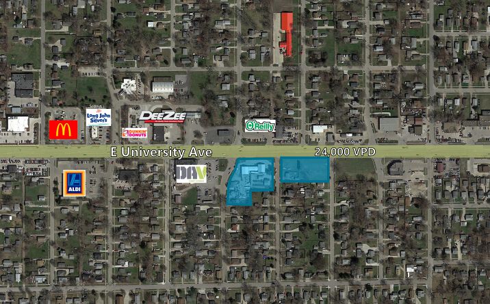 Pictures of Retail, Land property located at 2715 E University Ave, Des Moines, IA 50317 for sales - image #1