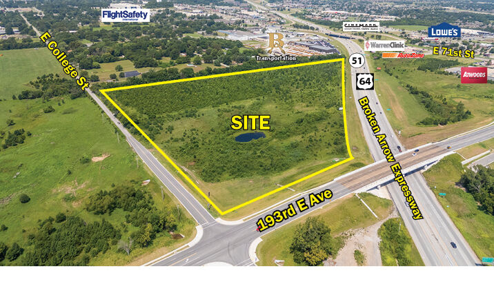 Pictures of Land property located at 1655 E College St, Broken Arrow, OK 74012 for sales - image #1