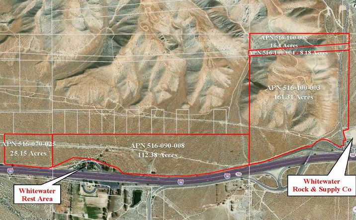 Pictures of Land property located at Whitewater Canyon Rd, Palm Springs, CA 92282 for sales - image #1