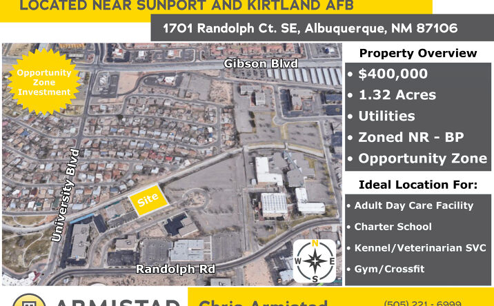 Pictures of Land property located at 1701 Randolph Ct SE, Albuquerque, NM 87106 for sales - image #1