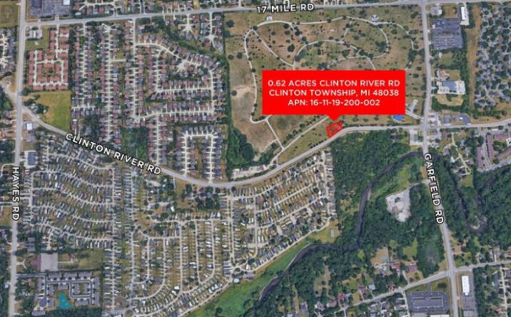 Commercial Real Estate Map of Clinton Township