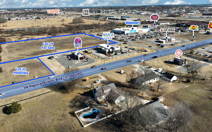 Pictures of Land property located at SW I Street & SW Regional Airport Rd, Bentonville, AR 72712 for sales - image #1