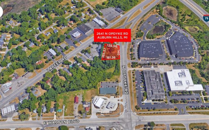 Pictures of Land property located at 2641 N Opdyke, Auburn Hills, MI 48326 for sales - image #1