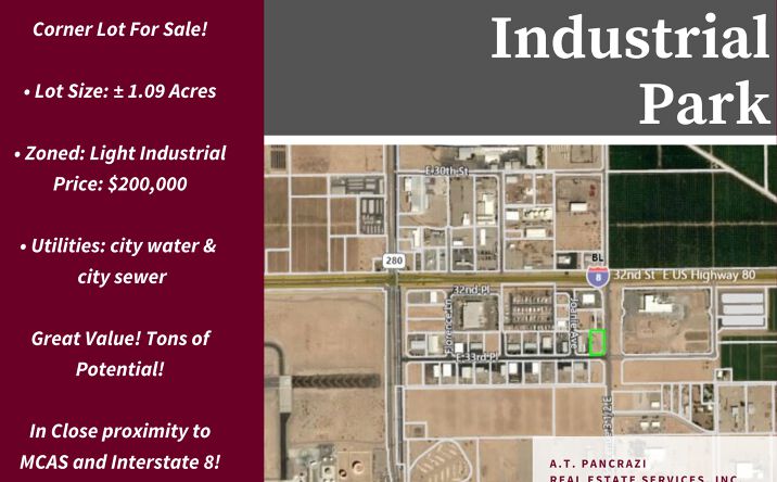 Pictures of Land property located at 3486 E. 33rd Place, Yuma, AZ 85365 for sales - image #1