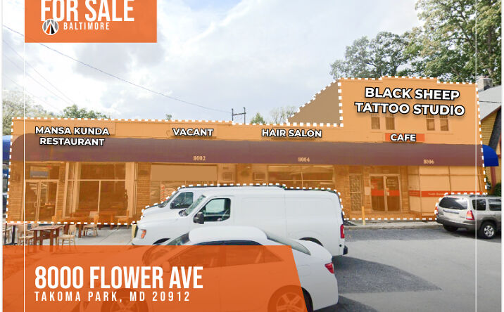 Pictures of Retail property located at 8000 Flower Ave, Takoma Park, MD 20912 for comps - image #1