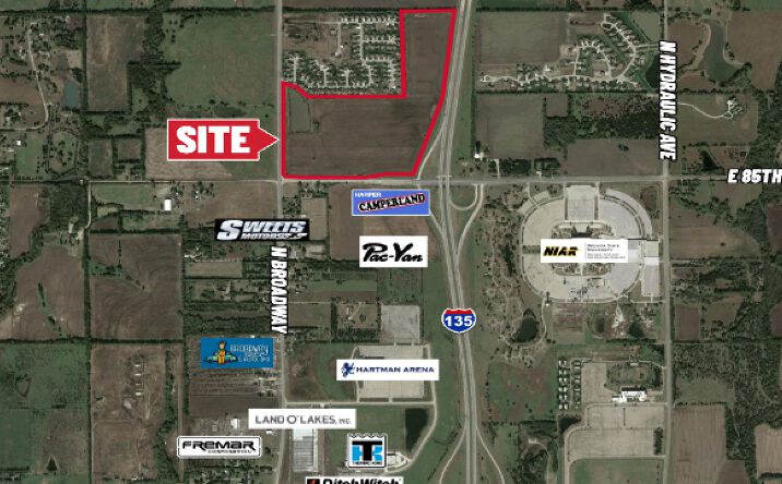 Pictures of Land property located at I-135 and 85th, NW/c, Park City, KS 67147 for sales - image #1