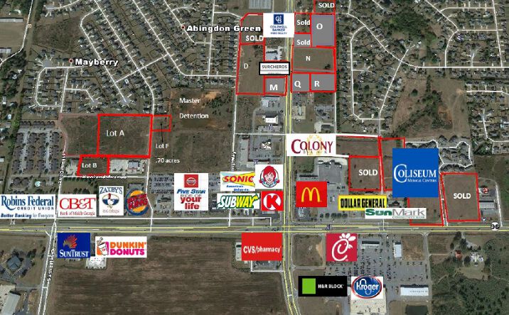 Pictures of Land property located at 1271 S Houston Lake Rd, Warner Robins, GA 31088 for sales - image #1