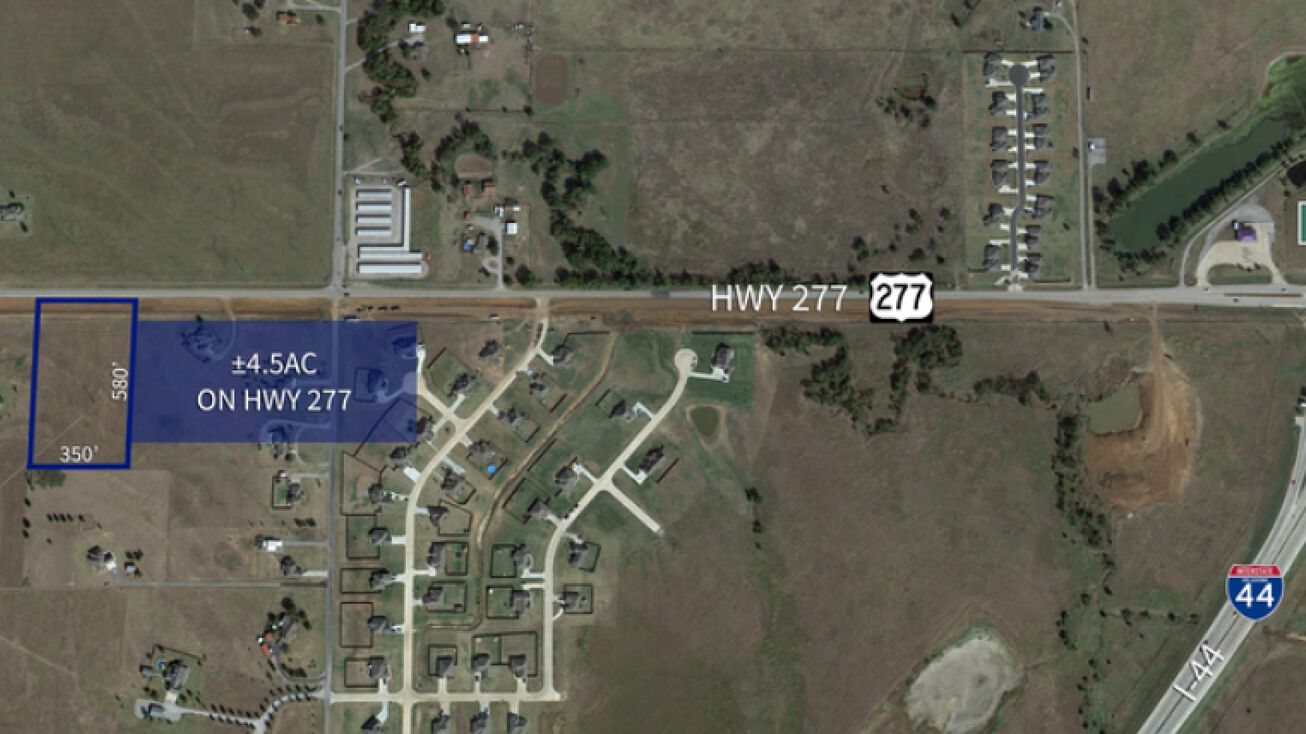 4.5ac on US Hwy 277 Elgin, Elgin, OK 73538