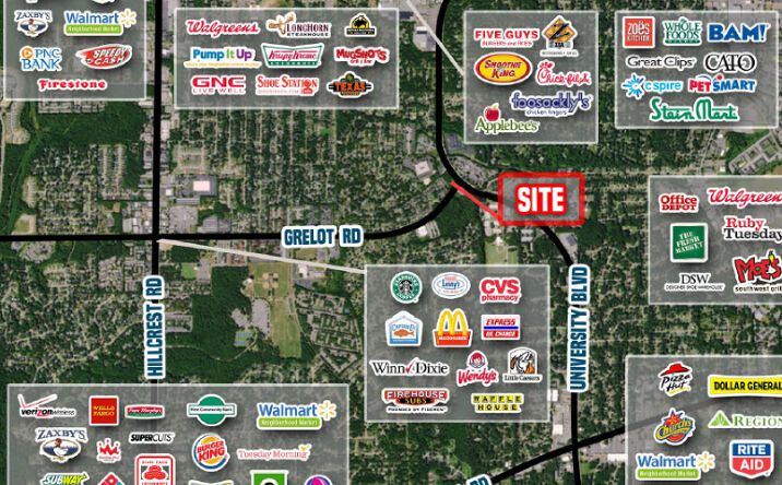 Pictures of Land property located at University Boulevard, Mobile, AL 36609 for sales - image #1