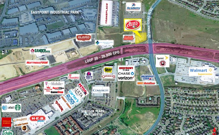 Pictures of Retail property located at NW Corner of Loop 20 & International Blvd, Laredo, TX 78045 for comps - image #1