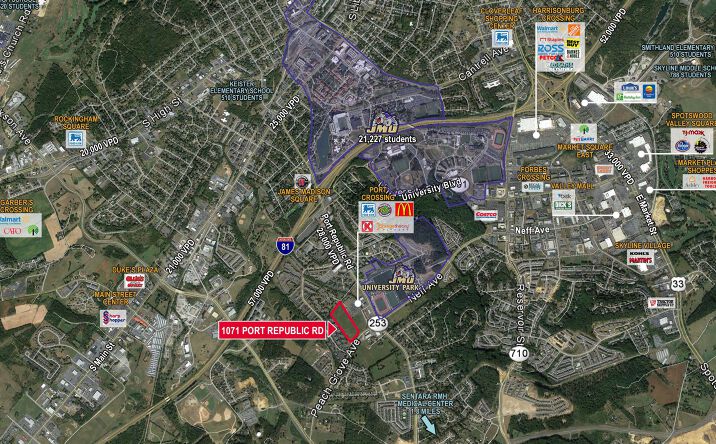 Pictures of Land property located at 1071 Port Republic Rd, Harrisonburg, VA 22801 for sales - image #1