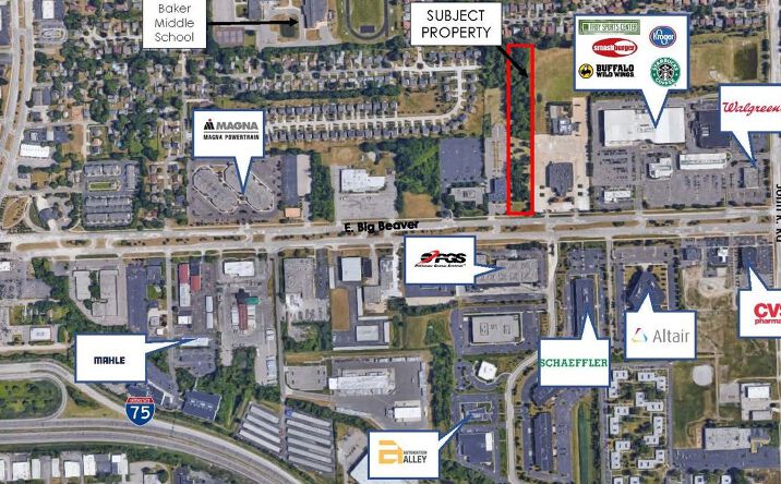 Pictures of Land property located at Big Beaver Rd, Troy, MI 48084 for sales - image #1