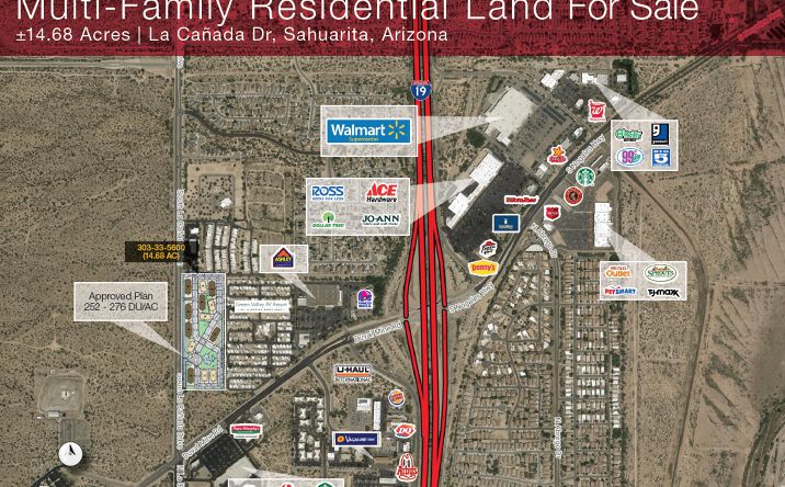 Pictures of Land property located at I-19 Duval Mine Rd, Sahuarita, AZ 85614 for sales - image #1