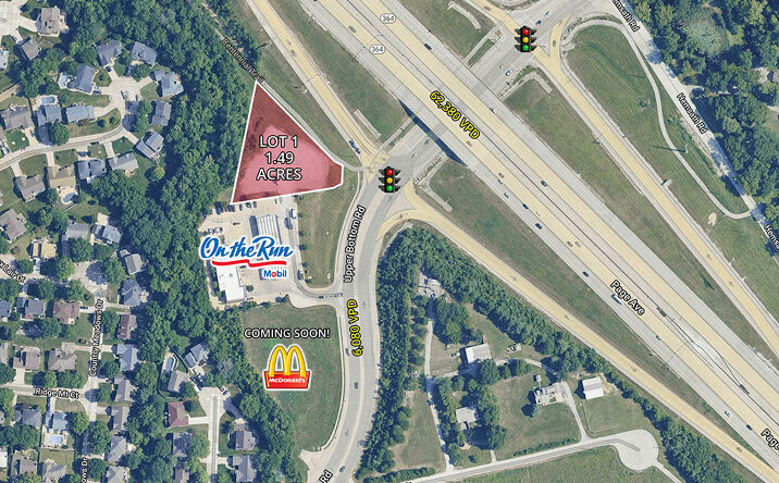 Pictures of Land property located at Highway 364 & Upper Bottom Road, St. Charles, MO 63303 for sales - image #1