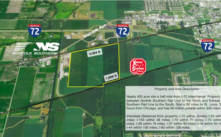 Pictures of Land property located at Dual Rail Site, Springfield, IL 62711 for sales - image #1
