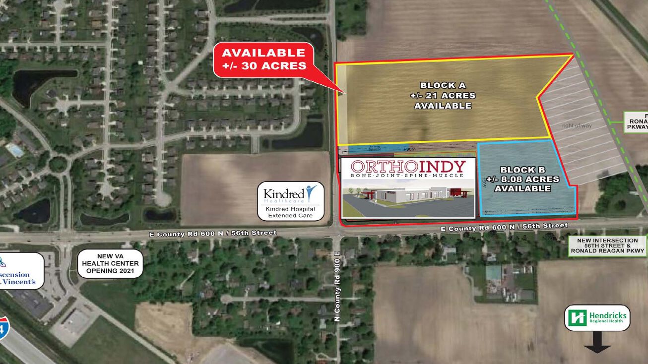 NEC County Rd 600 E & N County Rd 900 E, Brownsburg, IN 46112