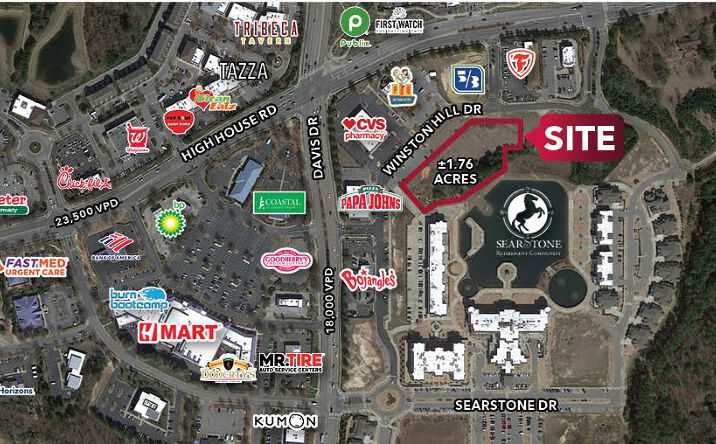 Pictures of Land property located at Winston Hill Dr, Cary, NC 27511 for sales - image #1