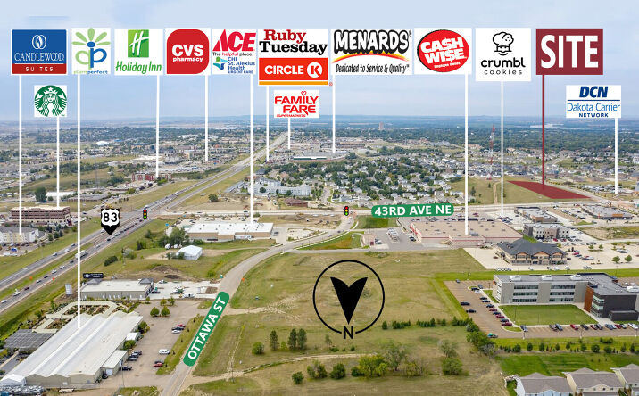 Pictures of Land property located at 4203 Coleman St & 4113 Coleman St I, Bismarck, ND 58503 for sales - image #1
