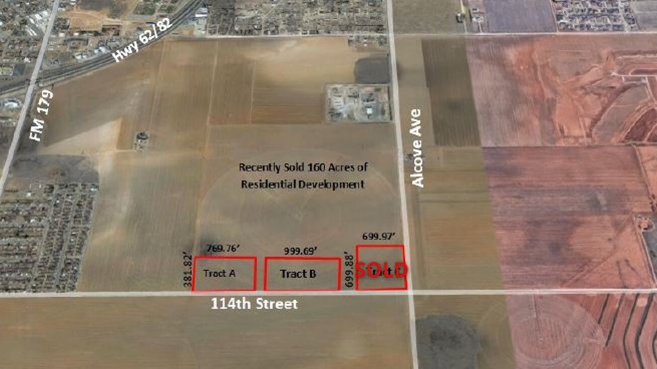 114th And Alcove, Lubbock, TX 79424 Land for Sale 114th And Alcove