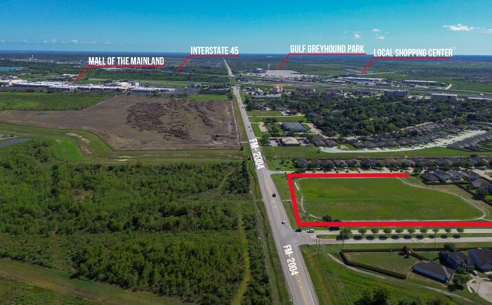 Pictures of Land property located at FM 2004 @ Central Park Rd, Texas City, TX 77591 for sales - image #1
