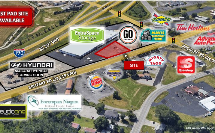 Pictures of Land, Retail, Special Purpose property located at 2700 Military Rd, Niagara Falls, NY 14304 for sales - image #1