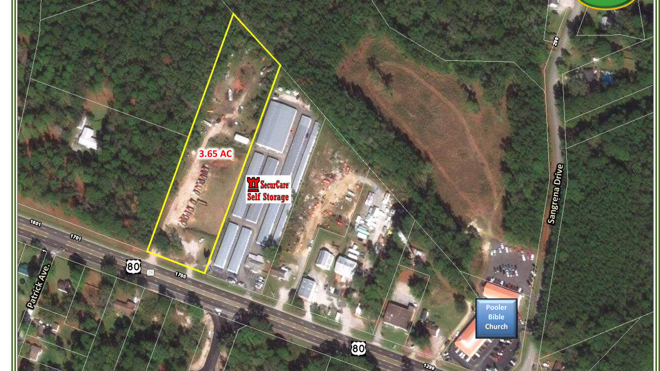 1710 US80, Bloomingdale, GA 31302 Land for Sale 1710 E. US HIGHWAY 80