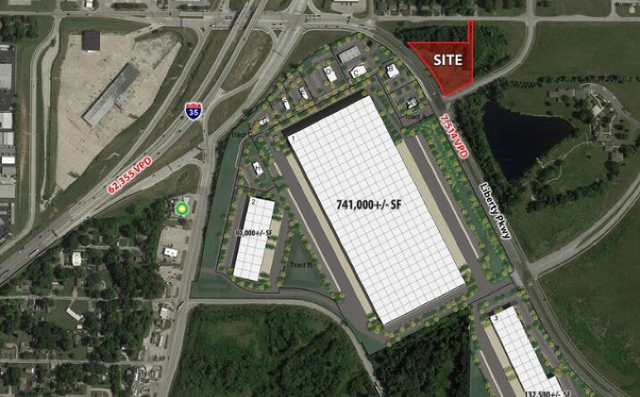 Pictures of Land property located at I-35 & South Liberty Pkwy, Liberty, MO 64068 for sales - image #1