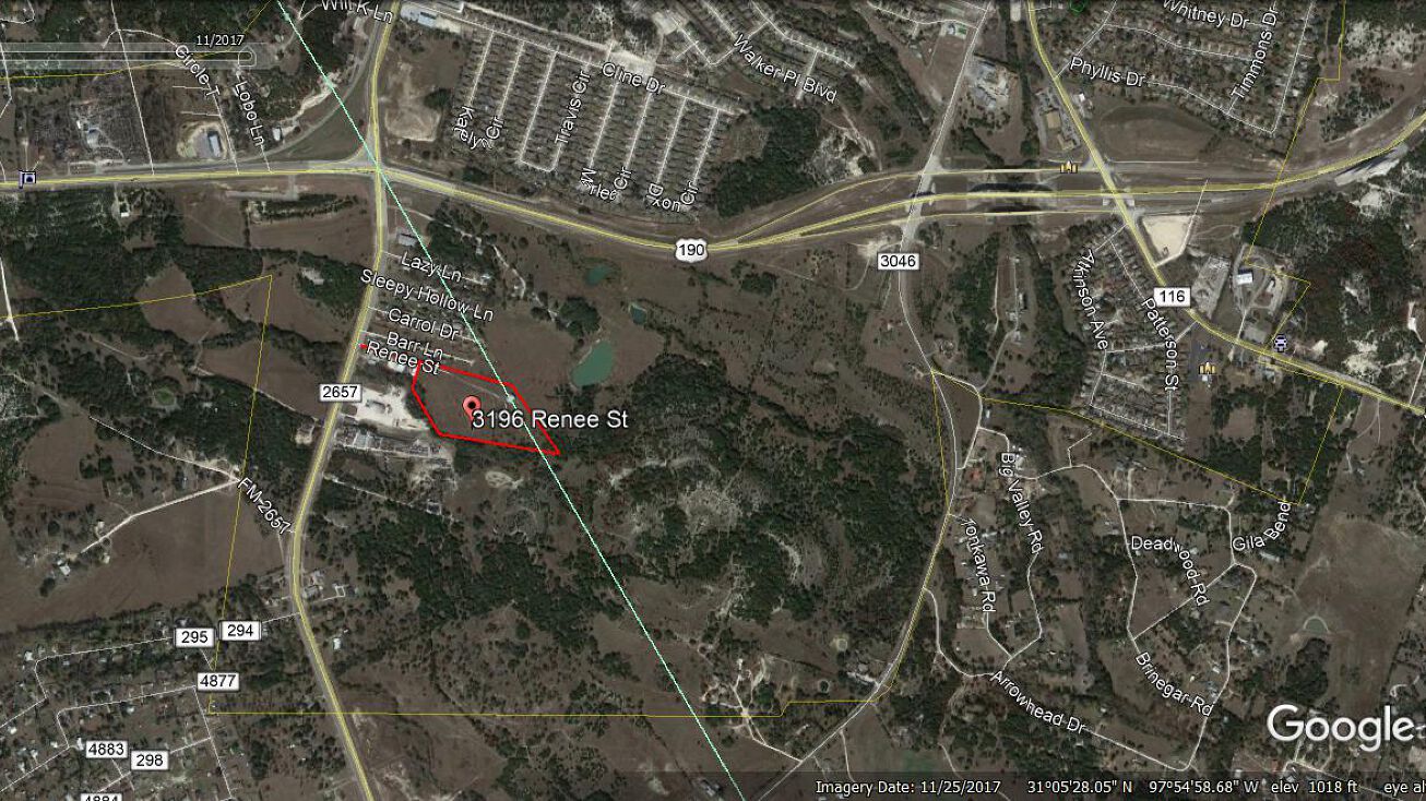 3196 Renee St, Kempner, TX 76539 Land for Sale 12.45 Acres Near Hwy