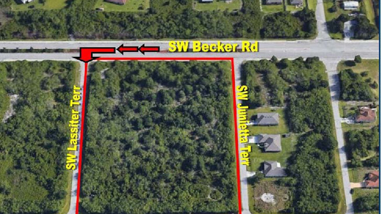 190 SW Becker Rd, Port St. Lucie, FL 34953 Land for Sale 190 SW Becker Rd