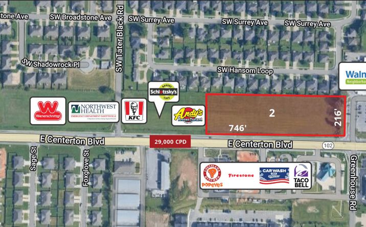 Pictures of Land property located at Hwy 102, Bentonville, AR 72712 for sales - image #1