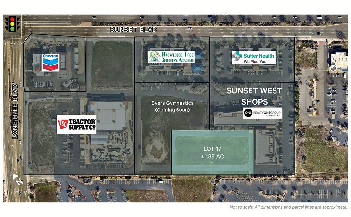 Pictures of Land property located at Sunset & Lonetree Blvds Lot 17, Rocklin, CA 95765 for sales - image #1