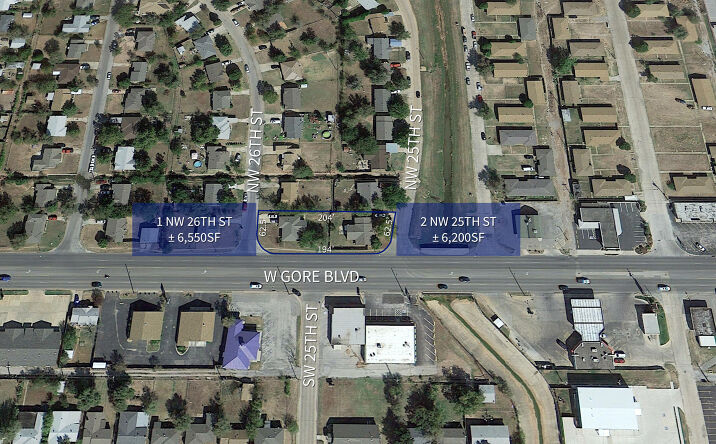 Pictures of Land property located at 1 NW 26th St & 2 NW 25th St, Lawton, OK 73505 for sales - image #1