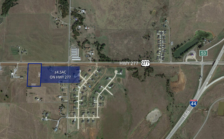 Pictures of Land property located at Hwy 277, Elgin, OK 73538 for sales - image #1