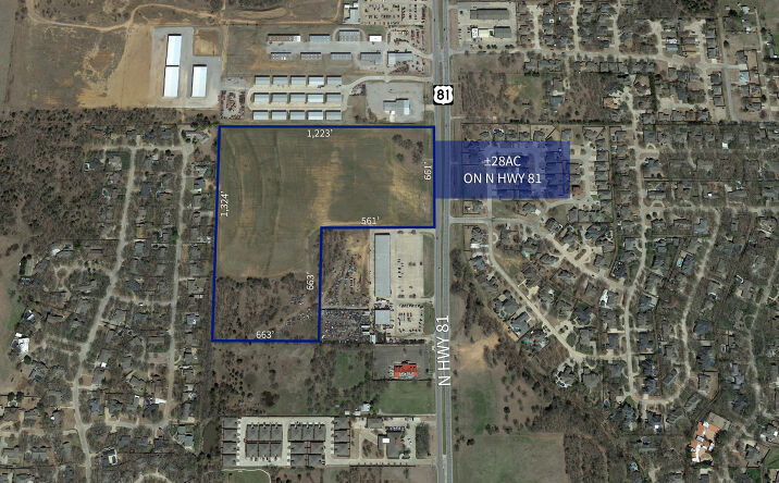 Pictures of Land property located at 28ac On N Hwy 81, Duncan, OK 73533 for sales - image #1
