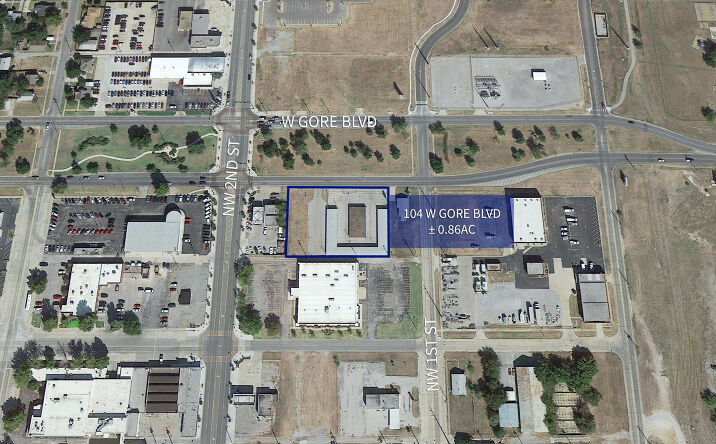 Pictures of Land, Self Storage property located at 104 W Gore Blvd, Lawton, OK 73501 for sales - image #1