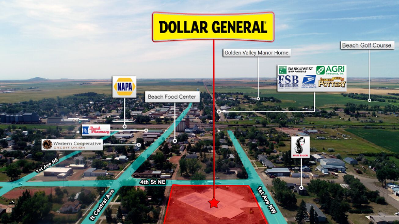 1st Avenue NW, Beach, ND 58621