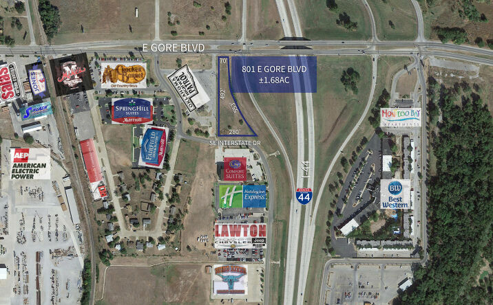 Pictures of Land property located at 801 E Gore Blvd, Lawton, OK 73501 for sales - image #1
