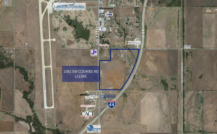 Pictures of Land property located at 1081 SW Coombs Rd, Lawton, OK 73501 for sales - image #1