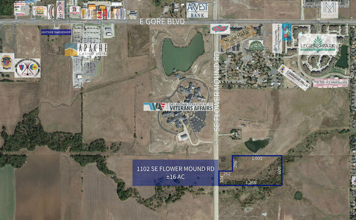 Pictures of Land property located at 1102 SE Flower Mound Rd, Lawton, OK 73501 for sales - image #1