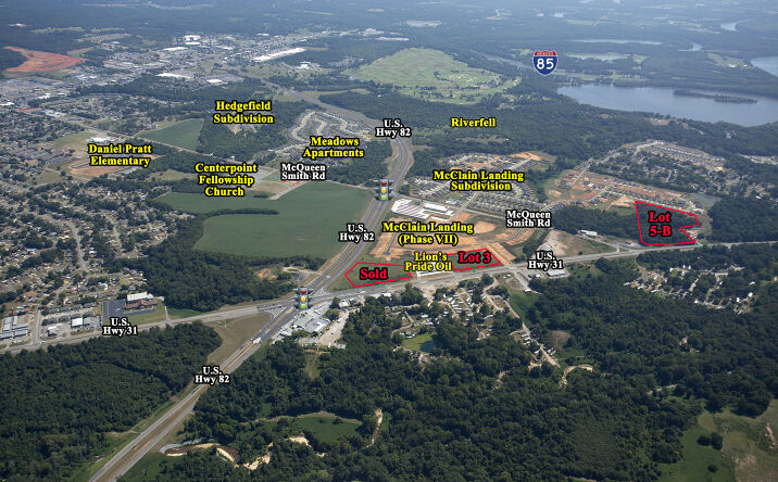 Pictures of Land property located at McQueen Smith Road & U.S. Hwy 31, Prattville, AL 36067 for sales - image #1