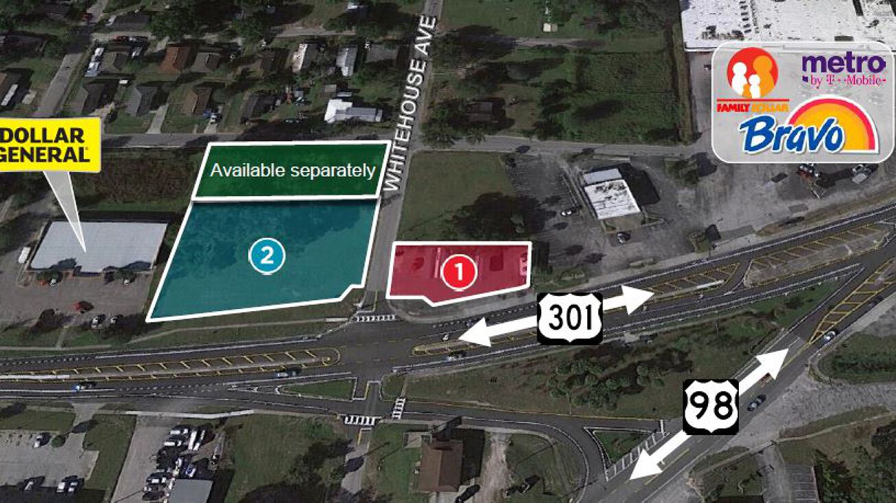 NW and SW corner of 7th St. and Whitehouse Ave, Dade City, FL 33523