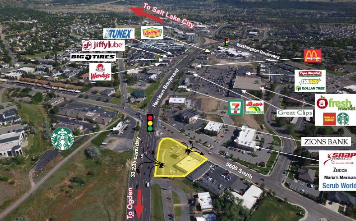 Pictures of Retail property located at 1498 East 5600 South, Ogden, UT 84403 for comps - image #1