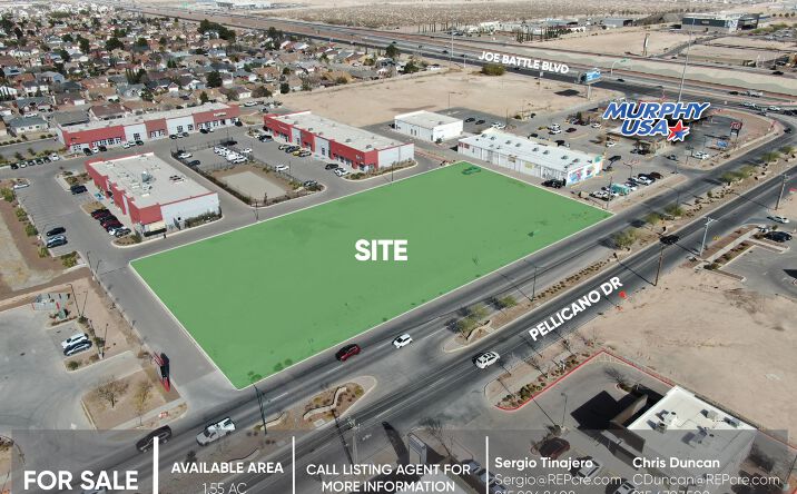Pictures of Land, Retail property located at 12285 Pellicano Dr, El Paso, TX 79936 for sales - image #1