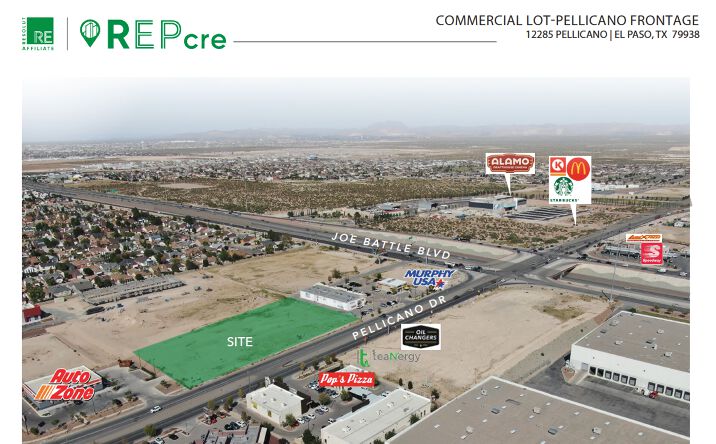 Pictures of Land, Retail property located at 12285 Pellicano Dr, El Paso, TX 79936 for sales - image #1