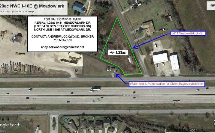 Pictures of Land property located at 8411 Meadowlark Dr, Baytown, TX 77523 for sales - image #1