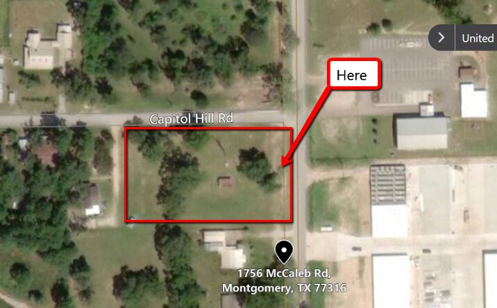 Pictures of Retail property located at 1756 McCaleb Rd, Montgomery, TX 77316 for sales - image #1