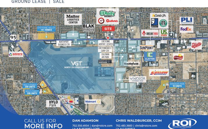 Pictures of Land property located at 3000 W Cheyenne Ave, North Las Vegas, NV 89032 for sales - image #1