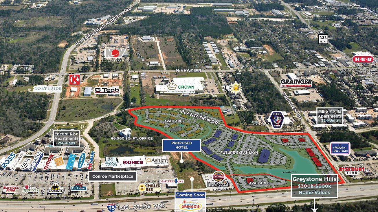 I45 and Teas Nursery Road, Conroe, TX 77304 Land for Sale Conroe