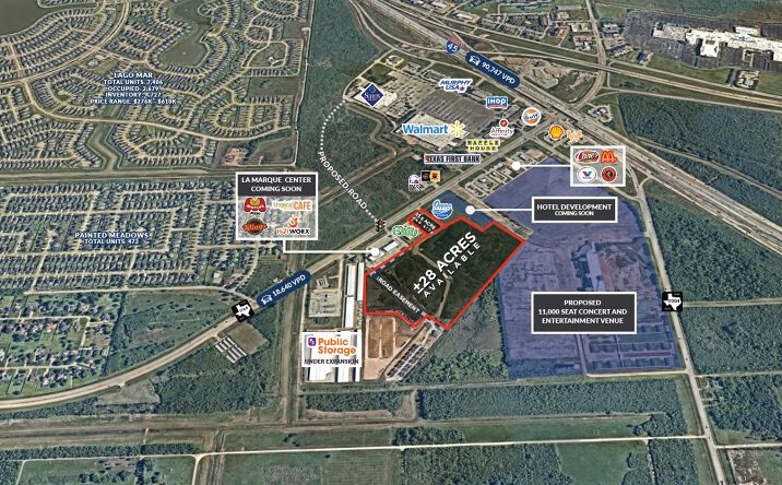 Pictures of Land property located at SWQ of FM 1764 and I-45 South, Texas City, TX 77591 for sales - image #1
